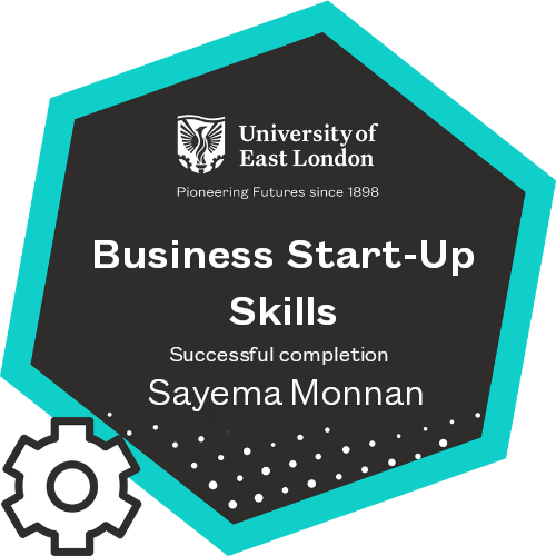 Business Start-Up Skills - Sayema Monnan